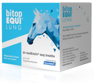 "bi-medEctoin® easy breathe" - Pflegemittel für Pferde